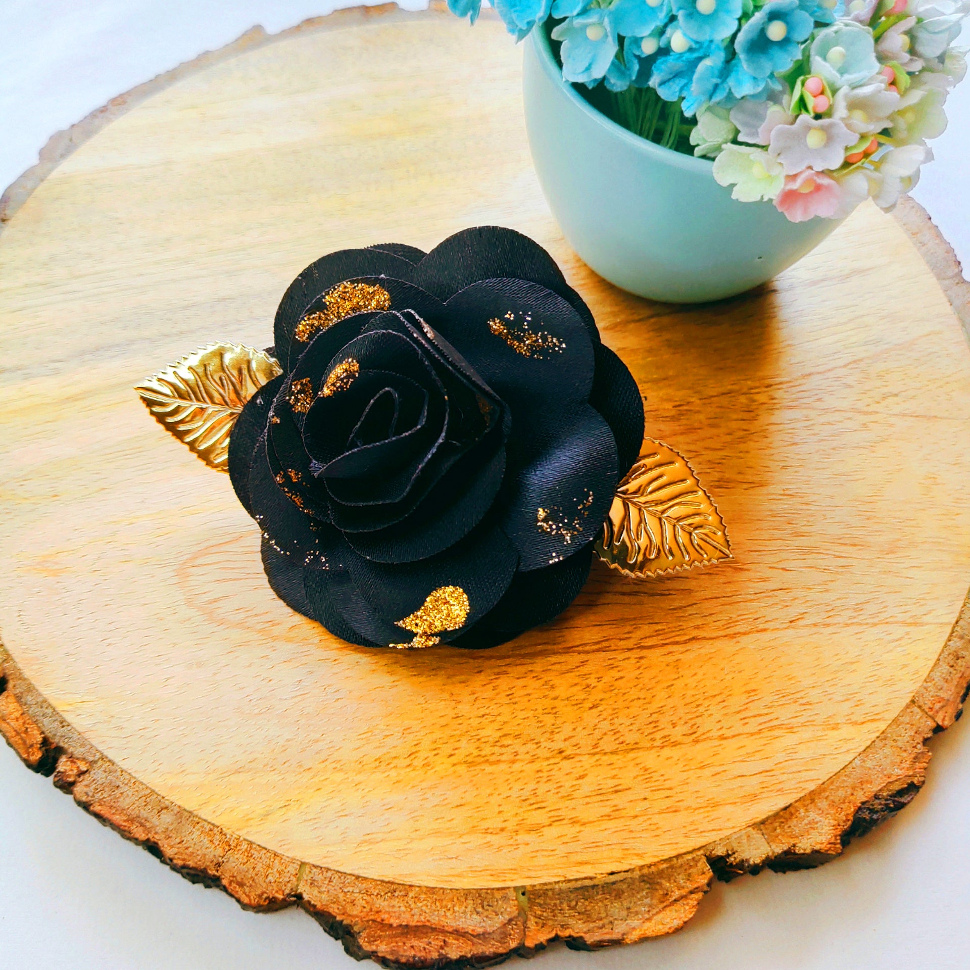 Rose Flower Clip