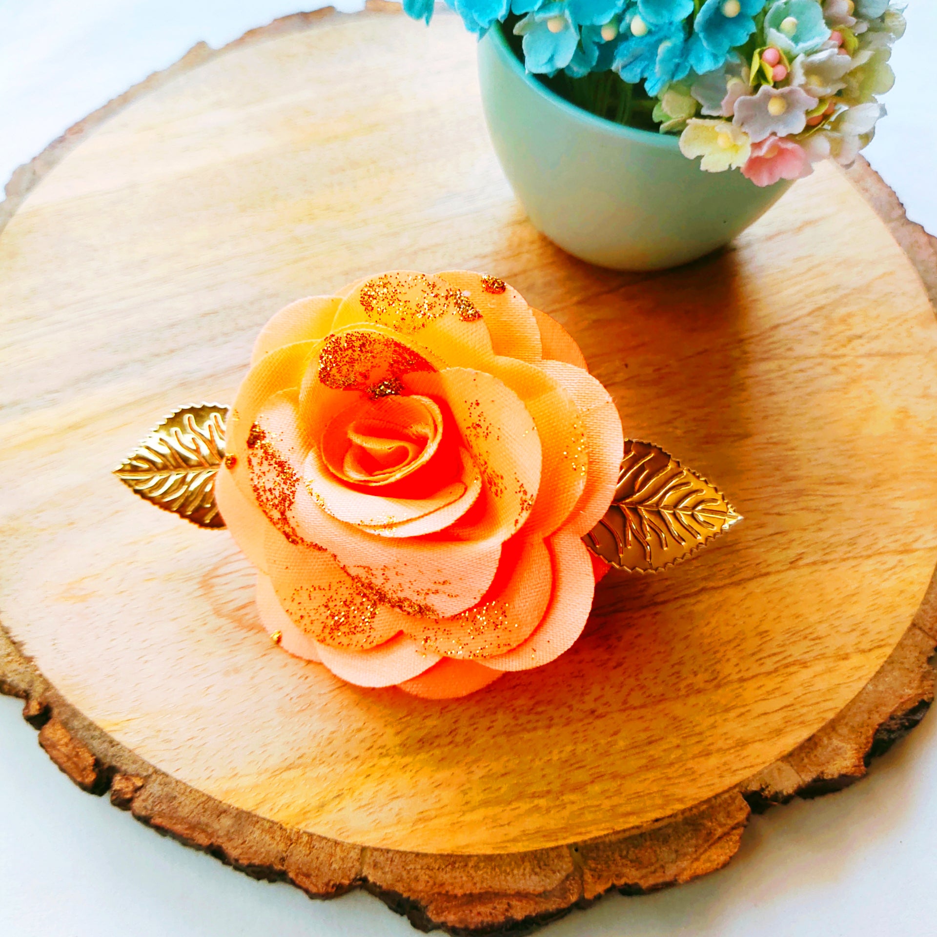 Rose Flower Clip
