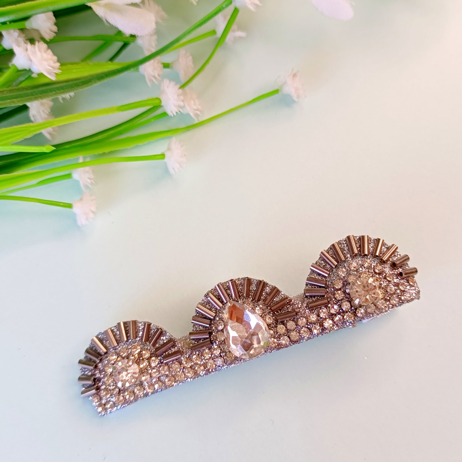 3 Colors Rising Sun Fancy Alligator Clip