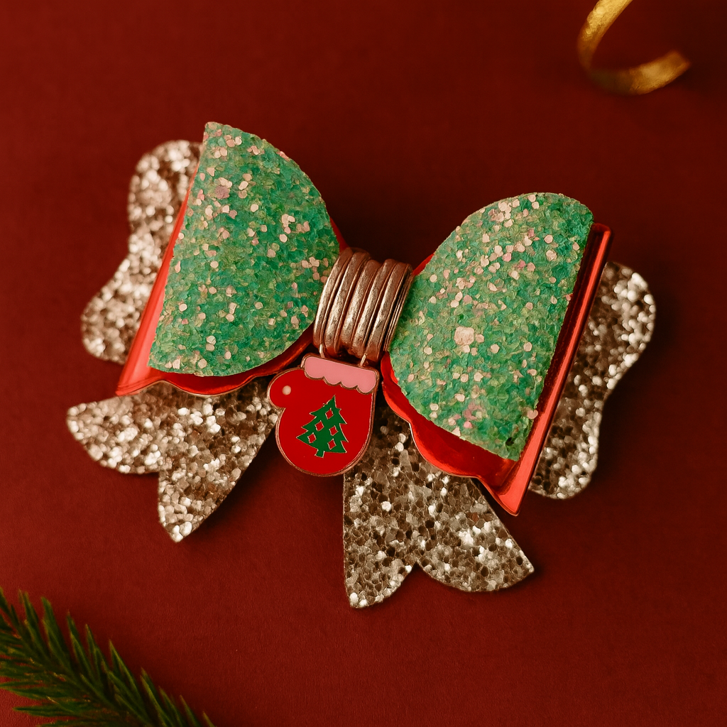 Christmas Glove Charm Alligator Clip