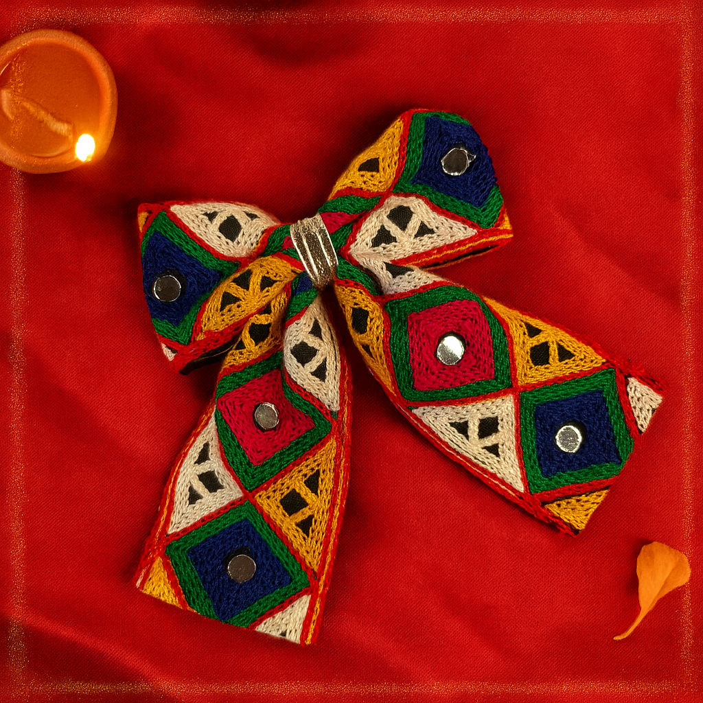 Raasa - Navratri Big Bow Clip