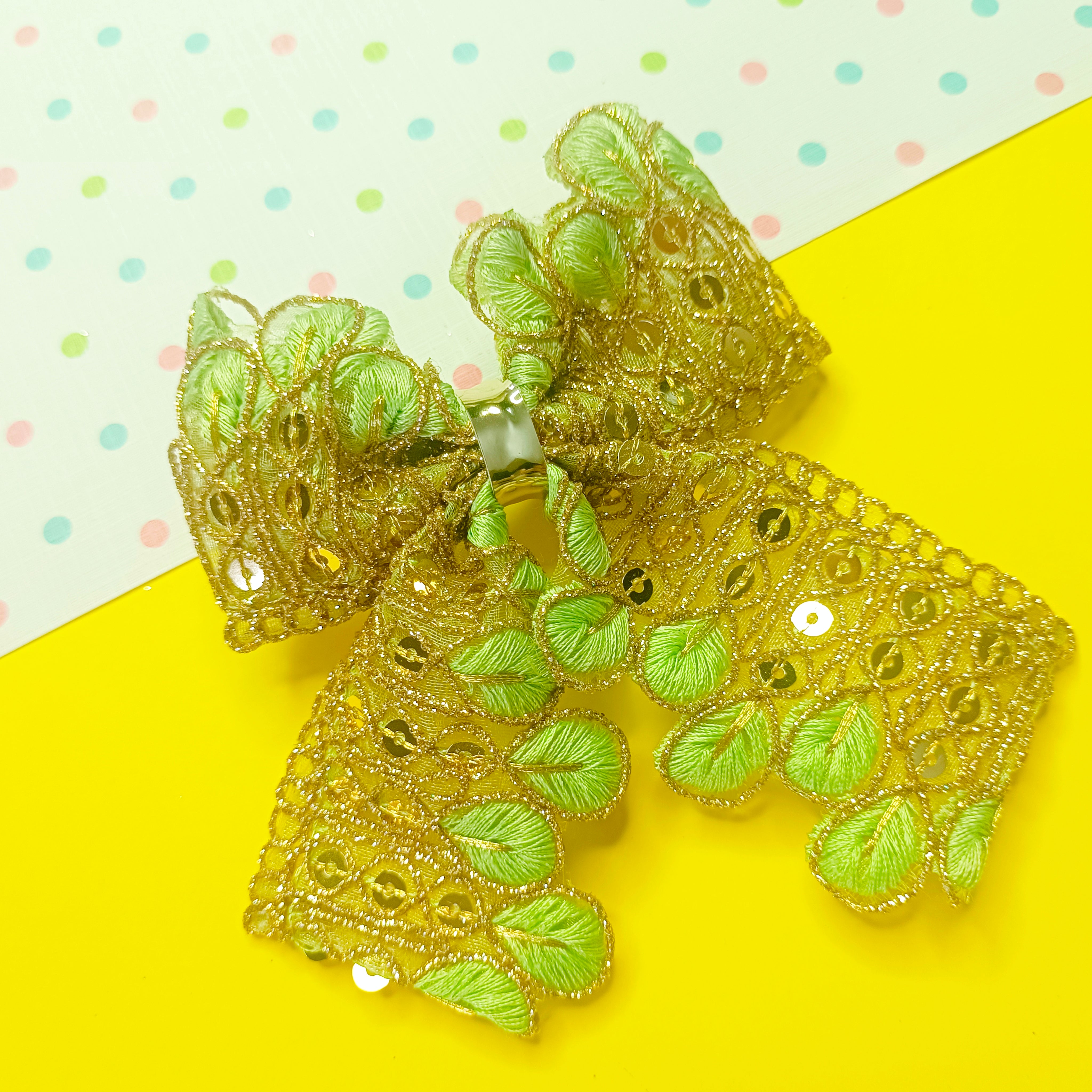 5 Colors Peacock Feather Piggy Tail Alligator Clip