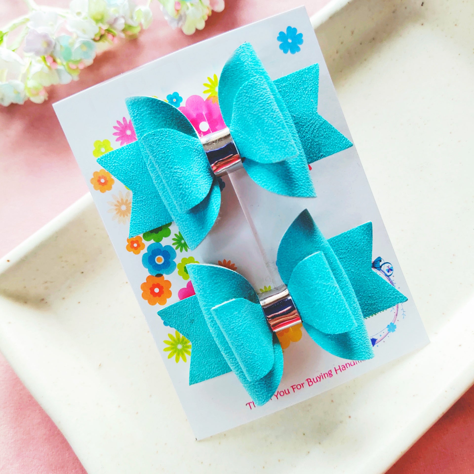 Double Layered Solid Color Pair - 4 Colors