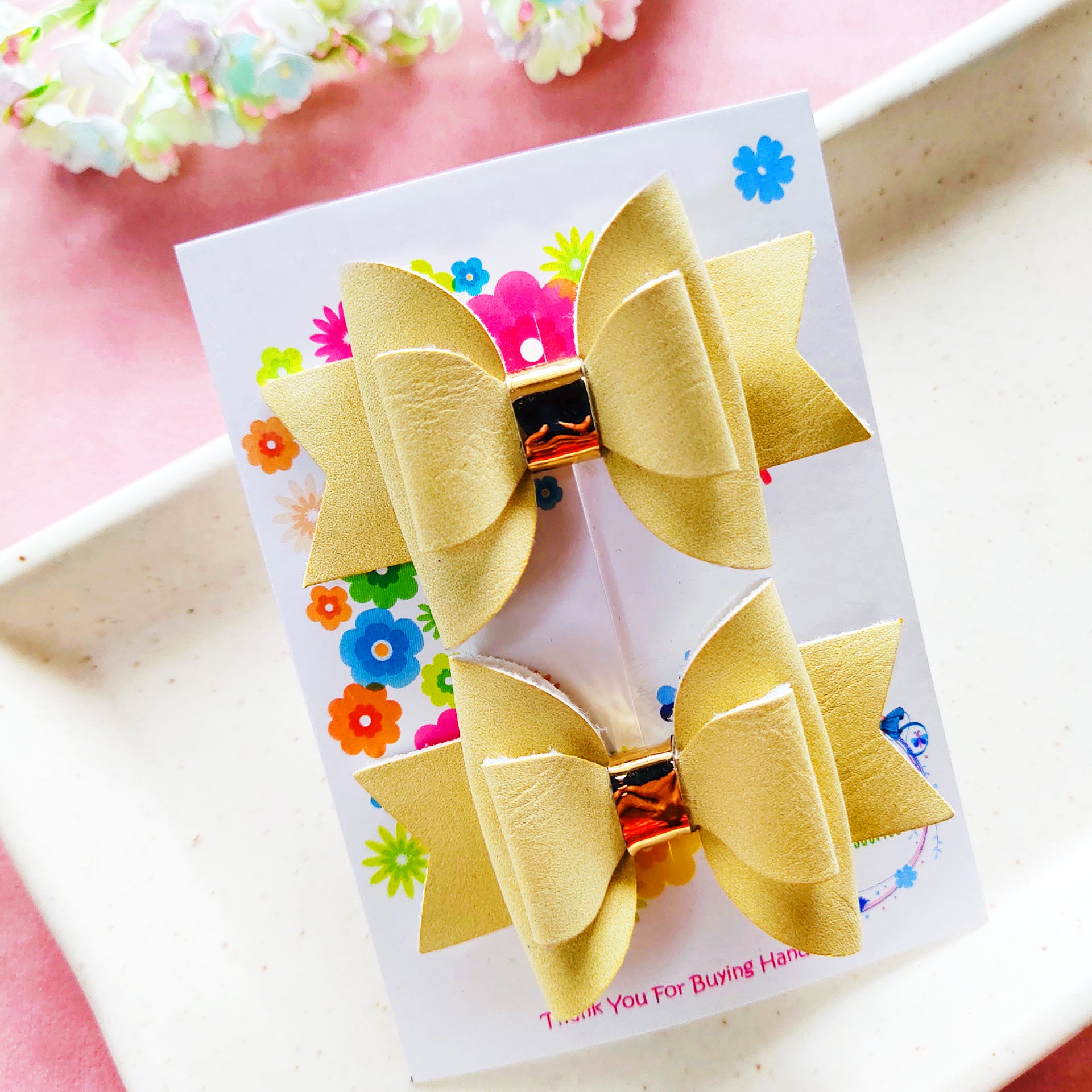 Double Layered Solid Color Pair - 4 Colors