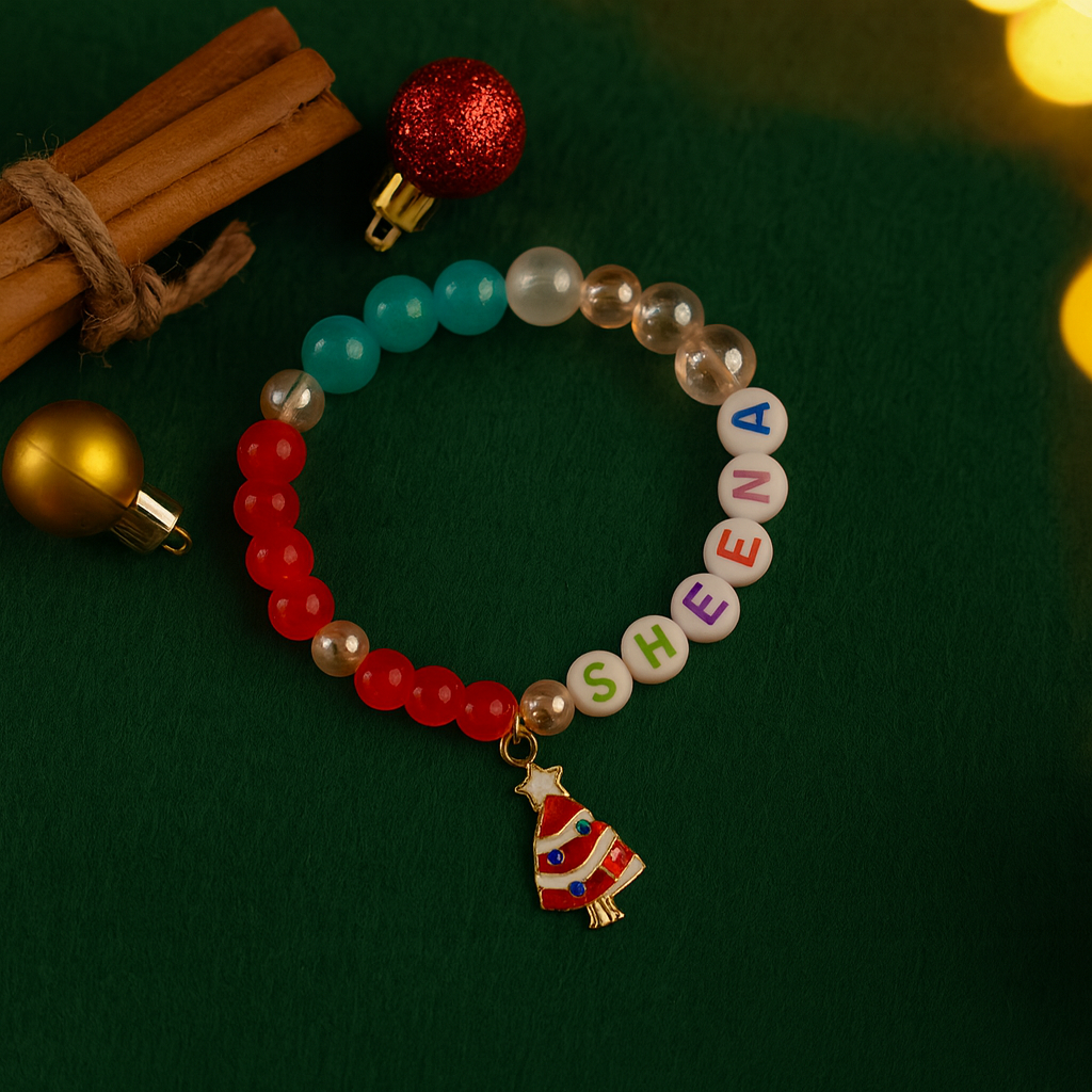 Colorful Christmas Tree Bracelet