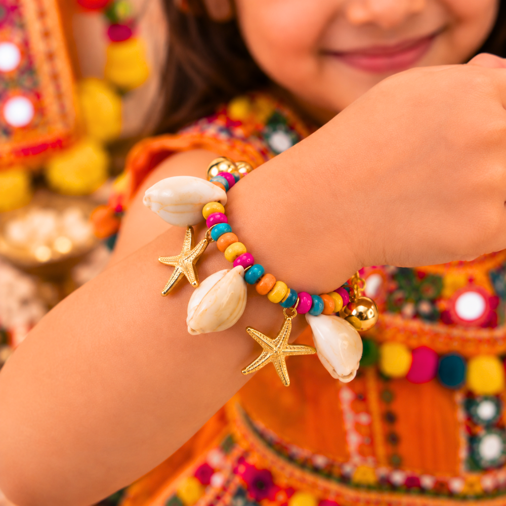 Navratri Kaudi, Star & Ghunghroo Bracelet