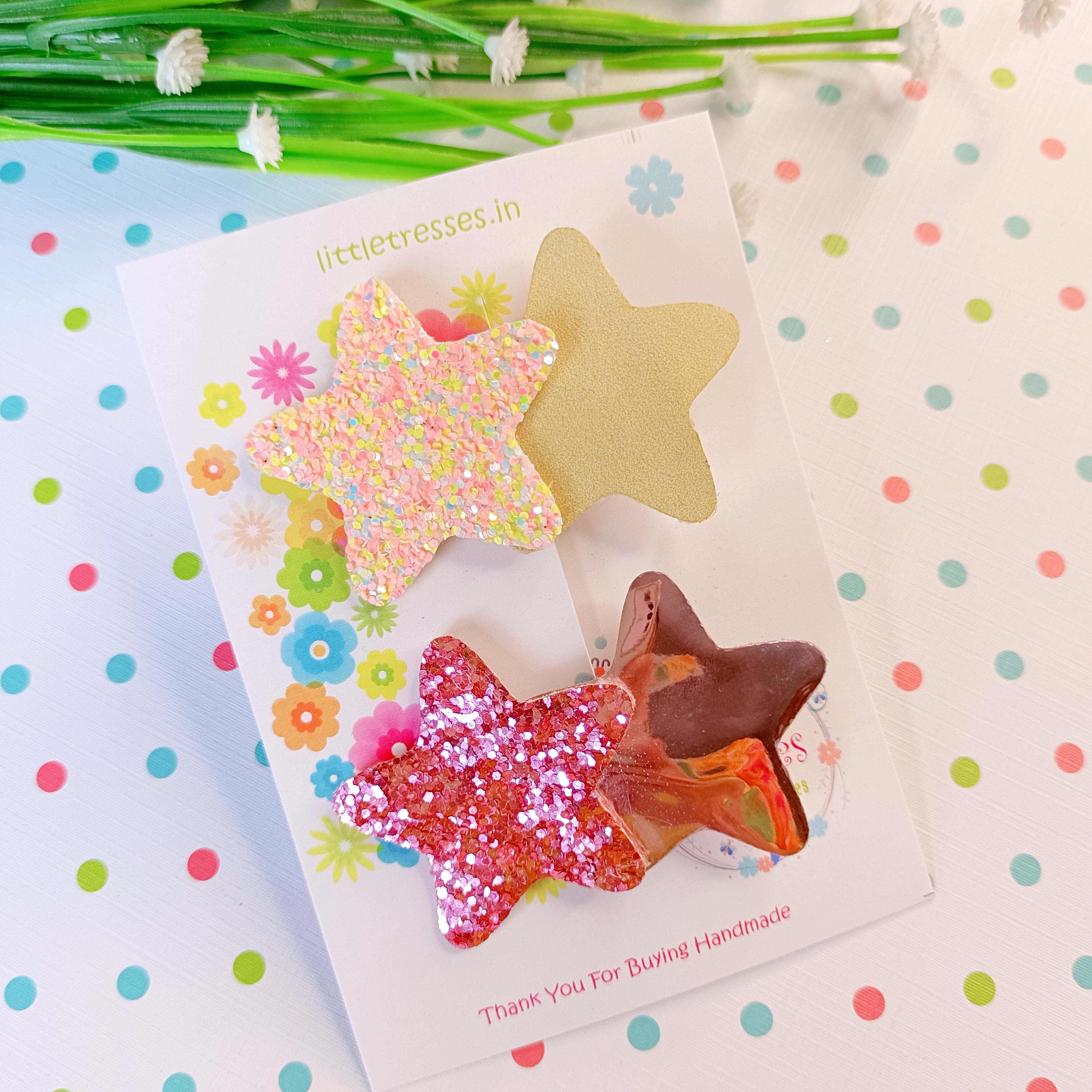 Combo of 2 Star Clips - 4 Combos