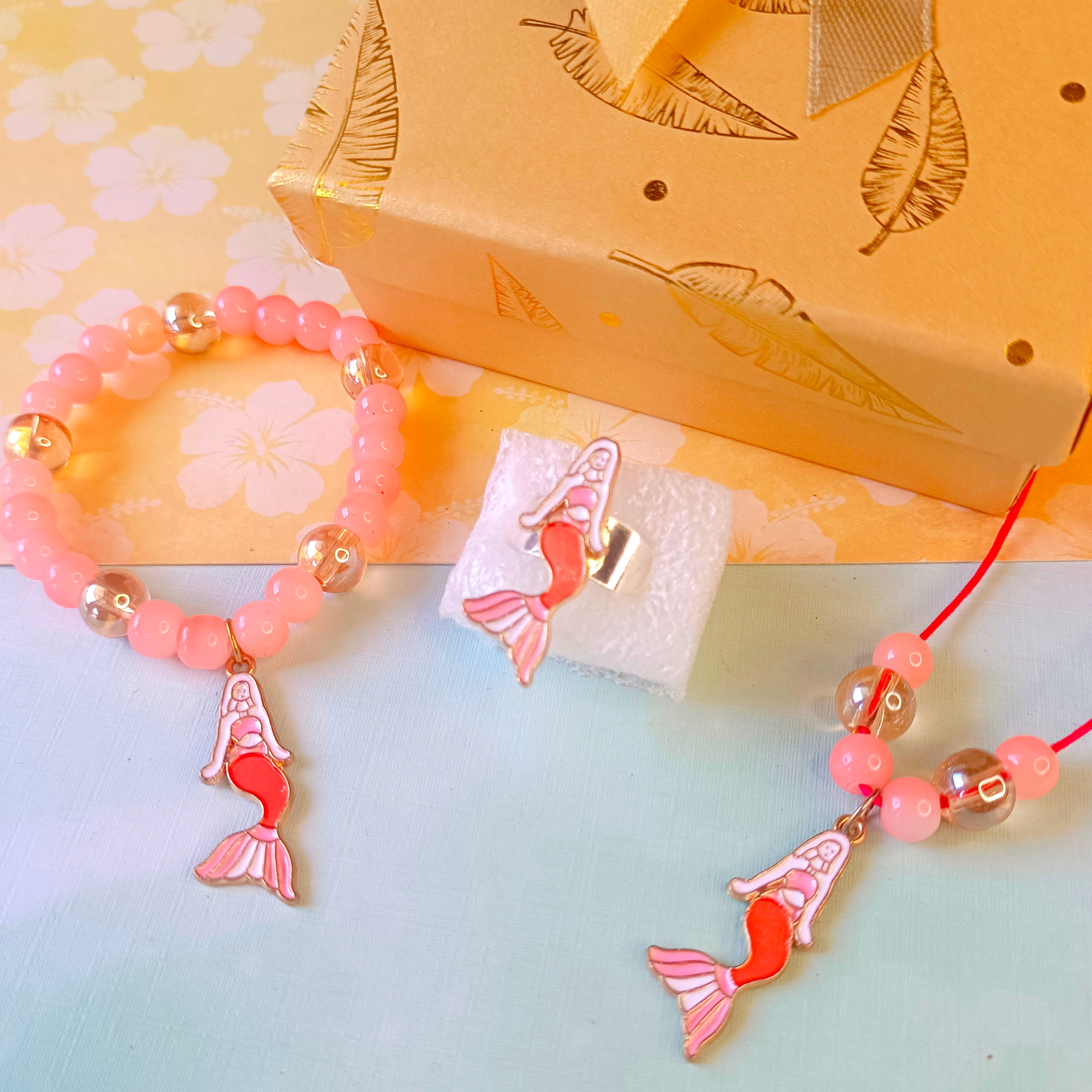 Coral Kiss Mermaid Kids Jewelry Gift Box