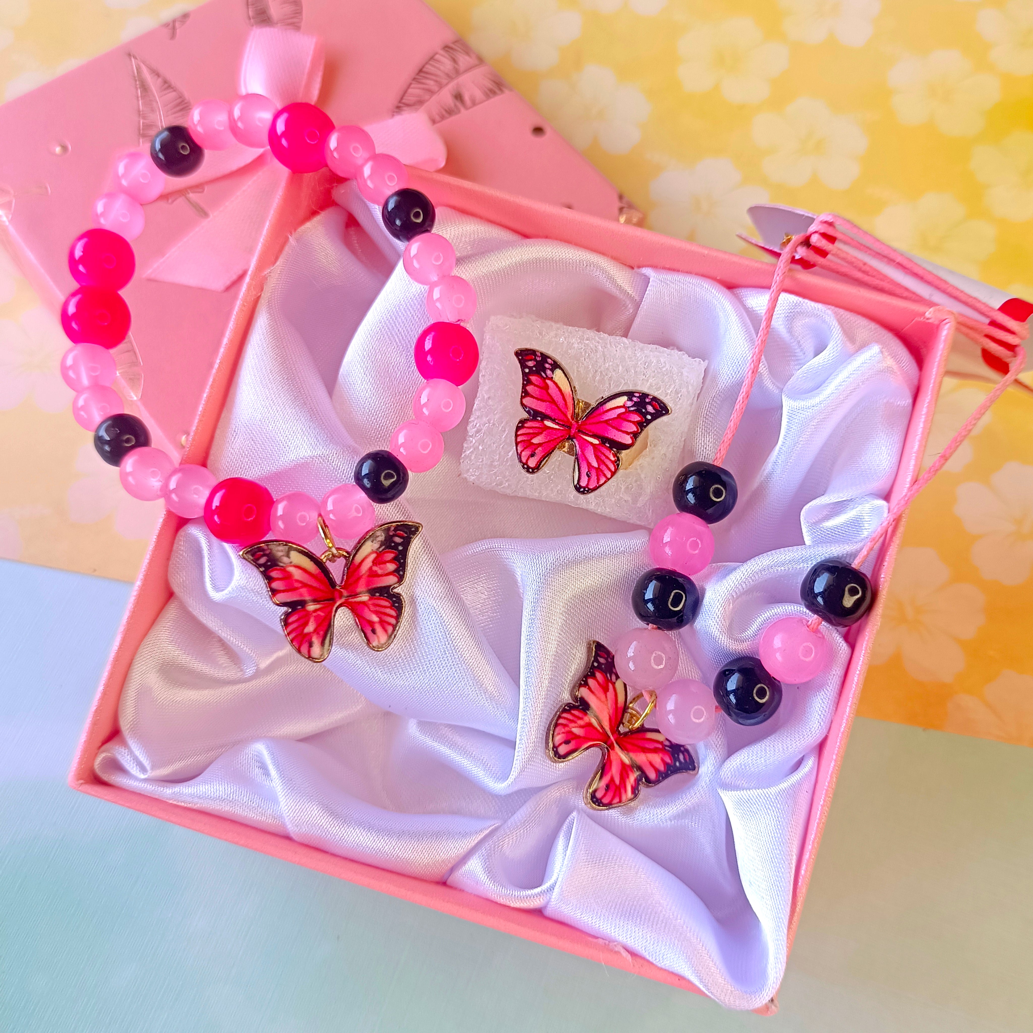 Flutter Bliss Butterfly Kids Jewelry Gift Box