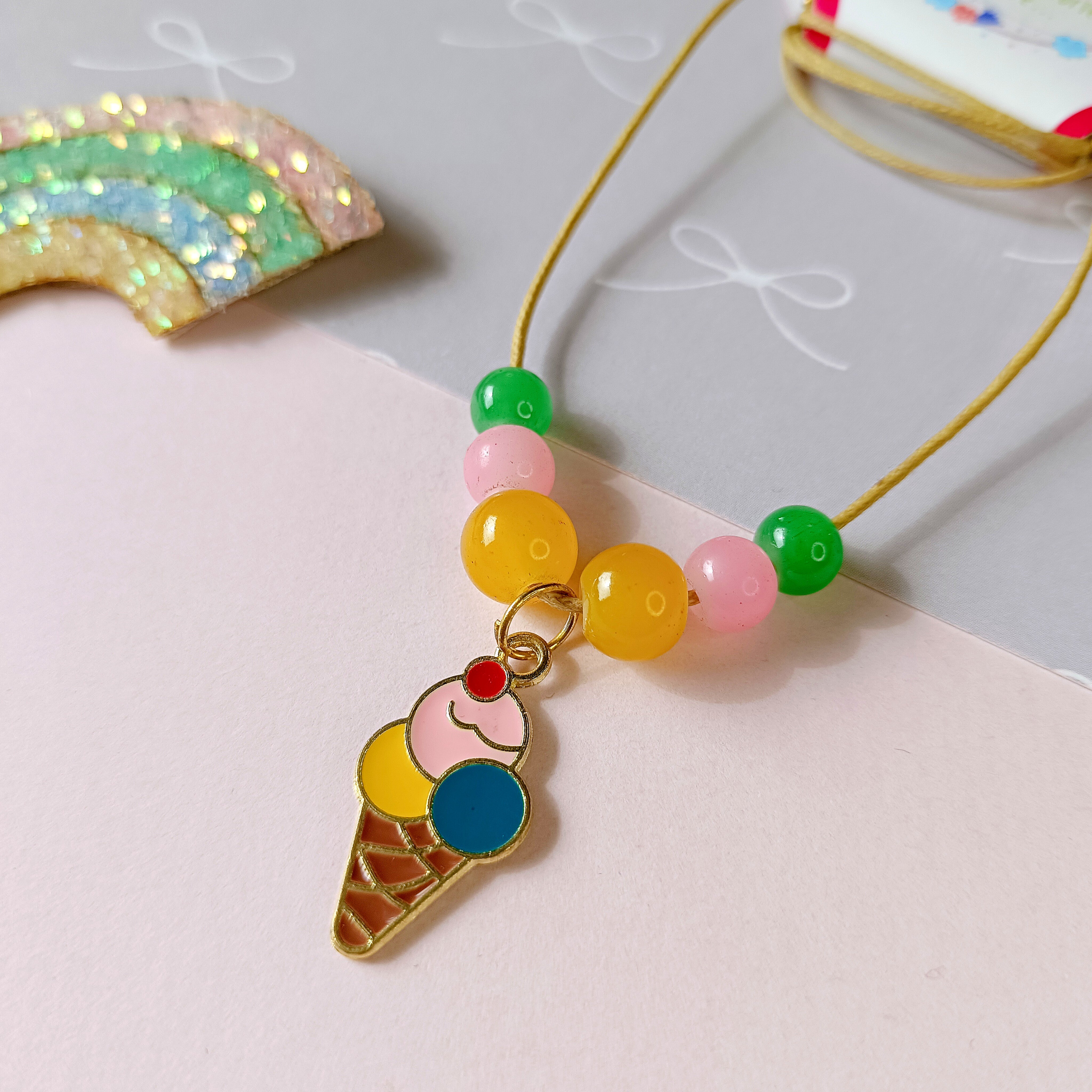 3 Ice-cream Scoops Pendant