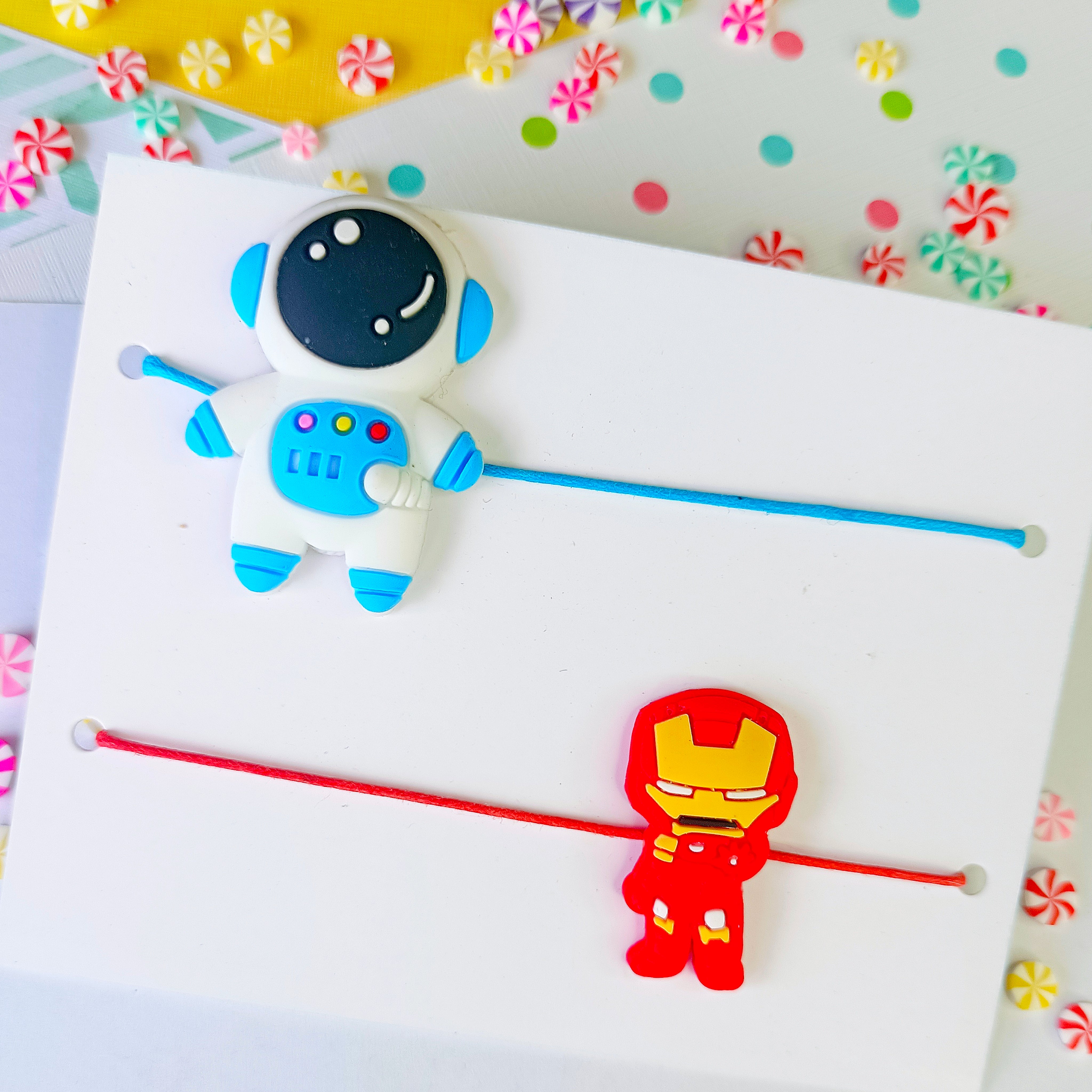 Combo of Astronaut and Ironman Rakhi