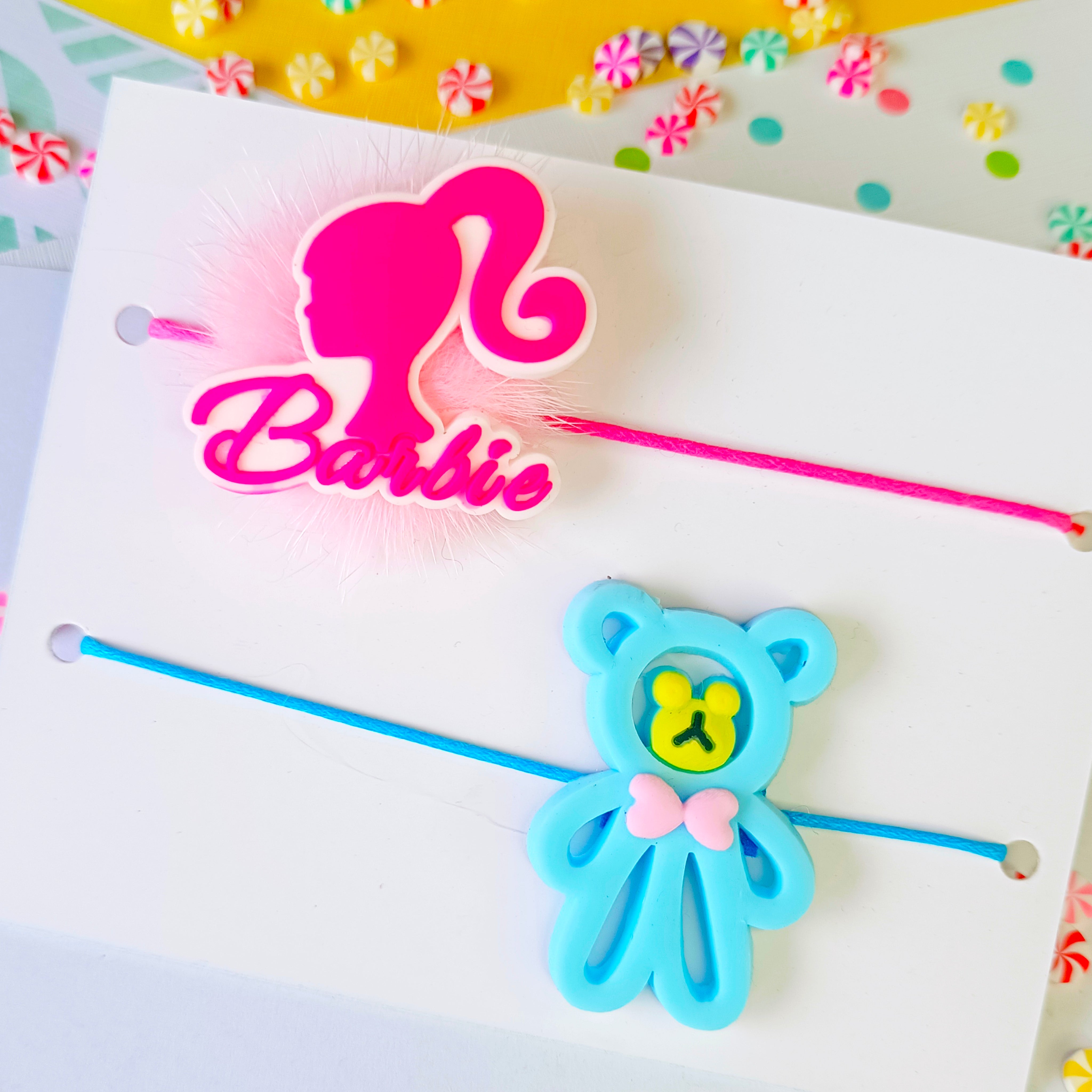 Combo of Barbie & Teddy Rakhi