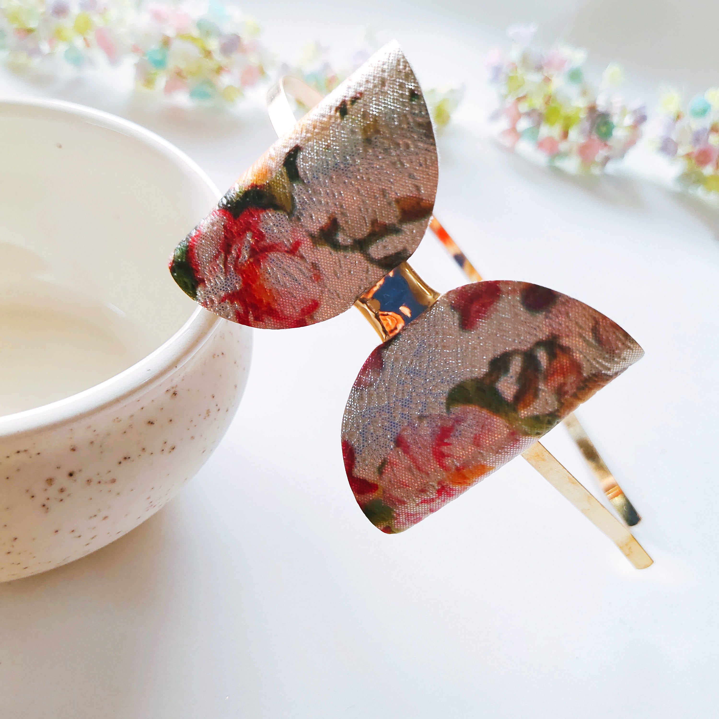 Golden European Flower TBD Headband