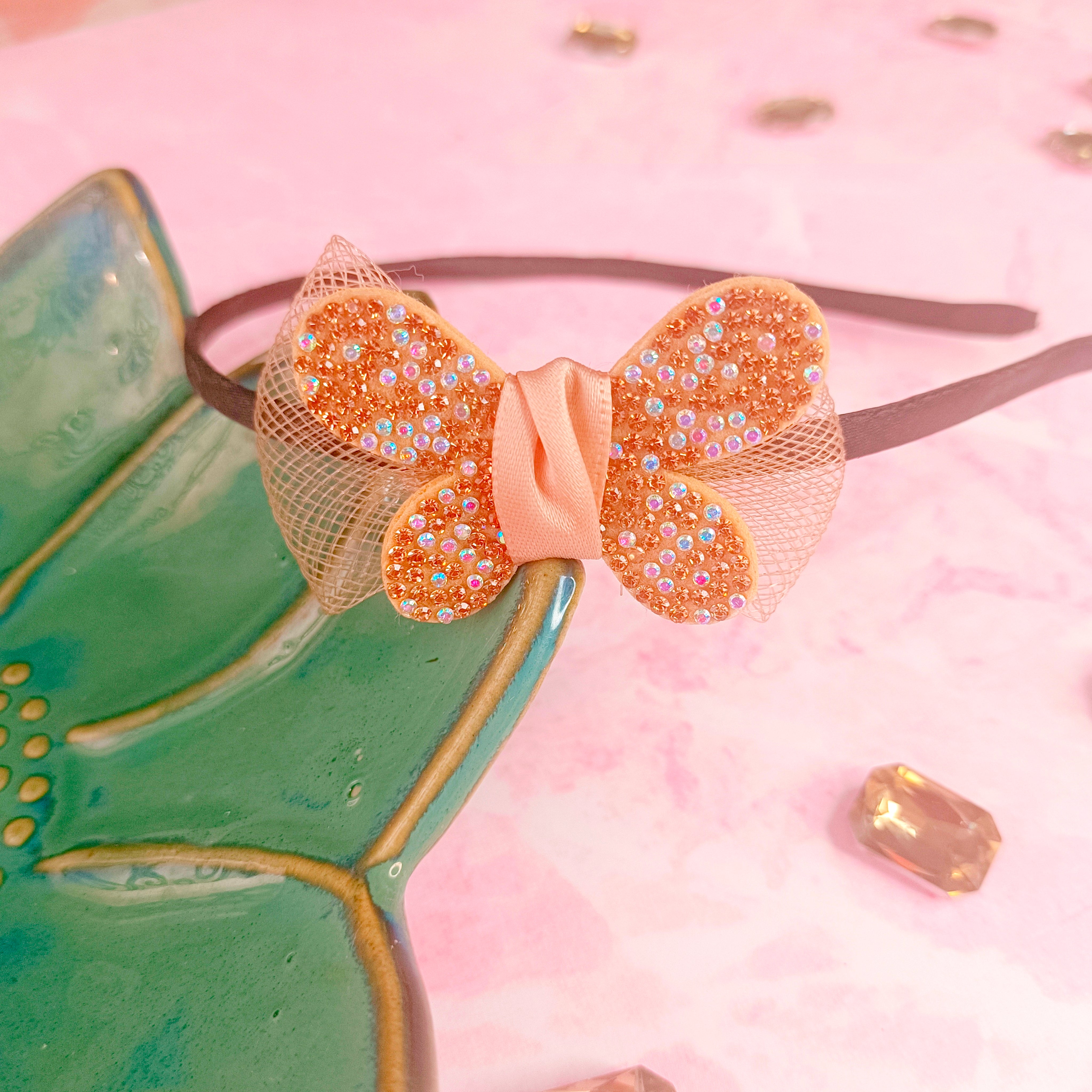 Golden Partywear Butterfly Headband