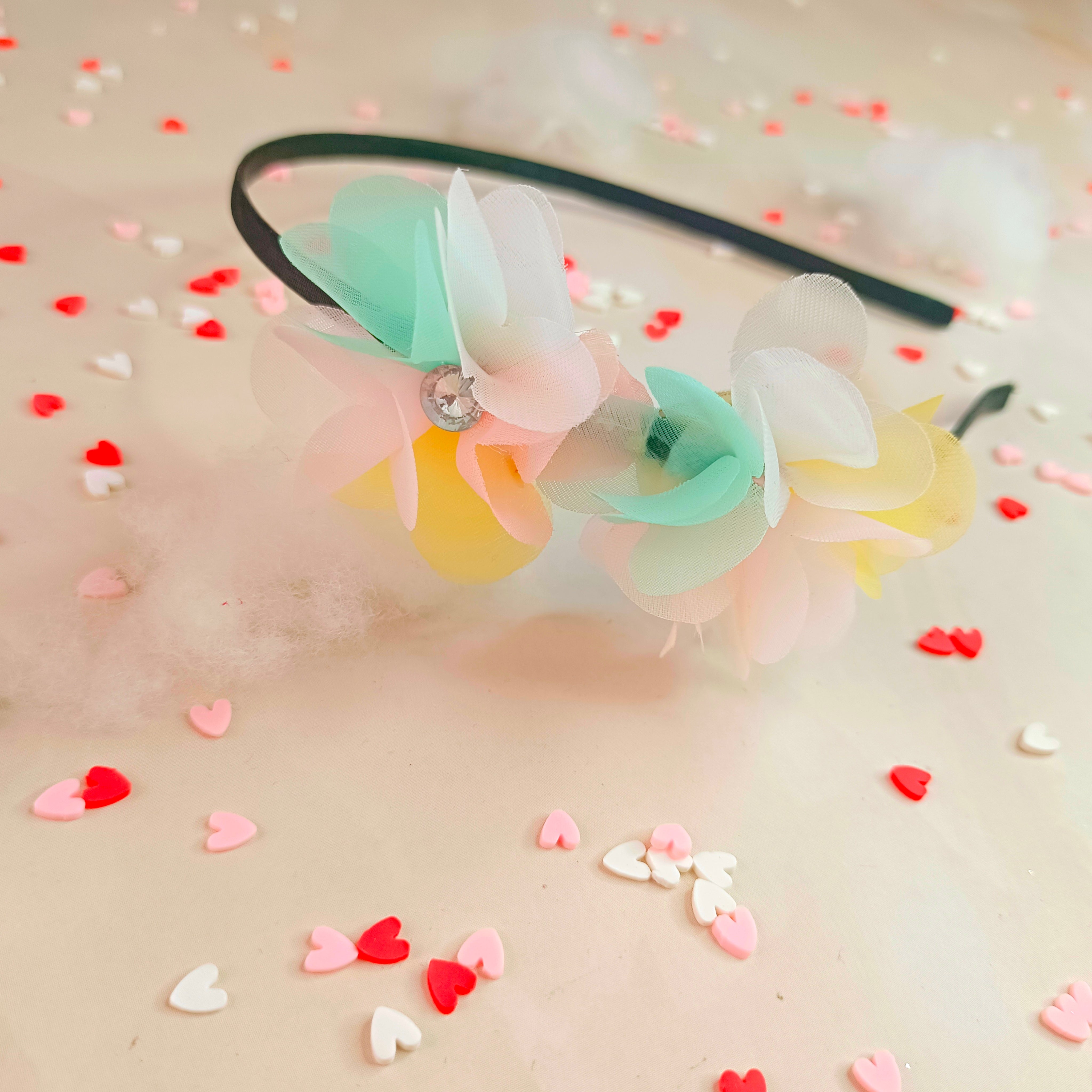 Multicolor Petals Flower Headband