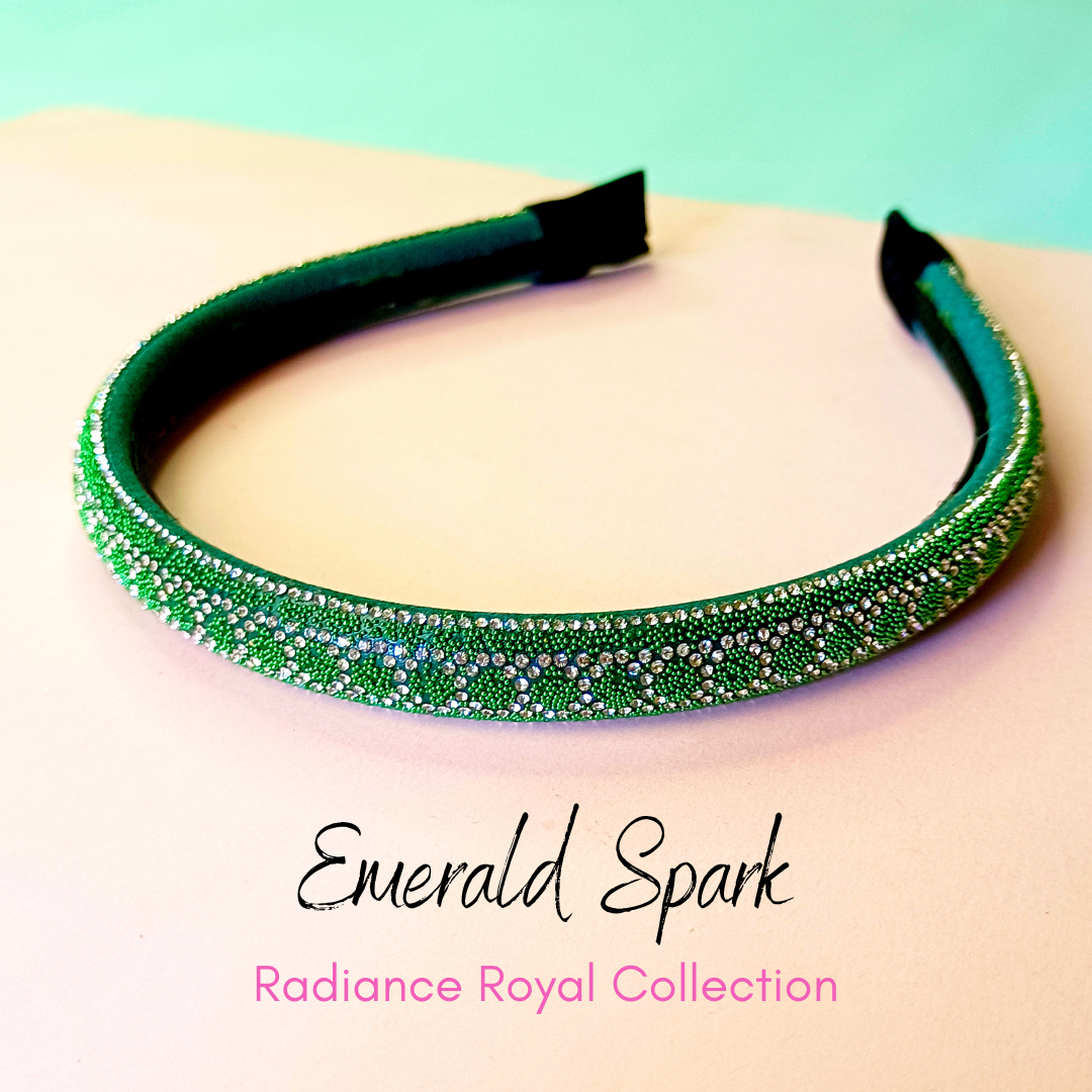 Black, Green, Yellow Radiance Royal Hairband
