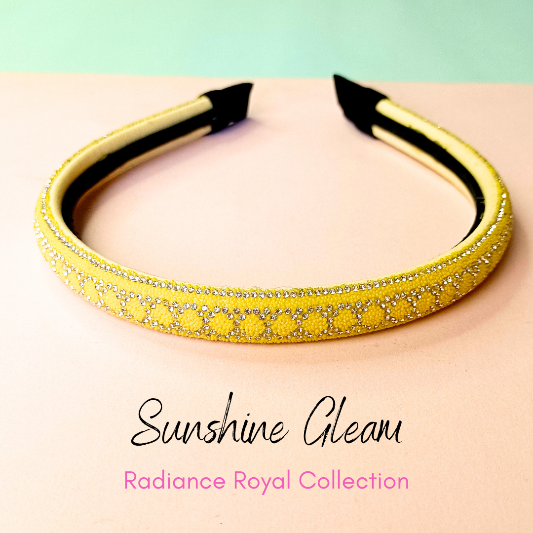 Black, Green, Yellow Radiance Royal Hairband