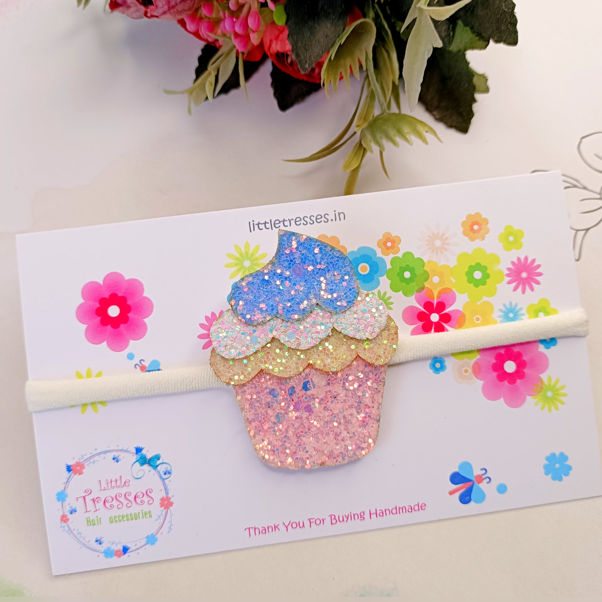 Cup Cake Soft Headband
