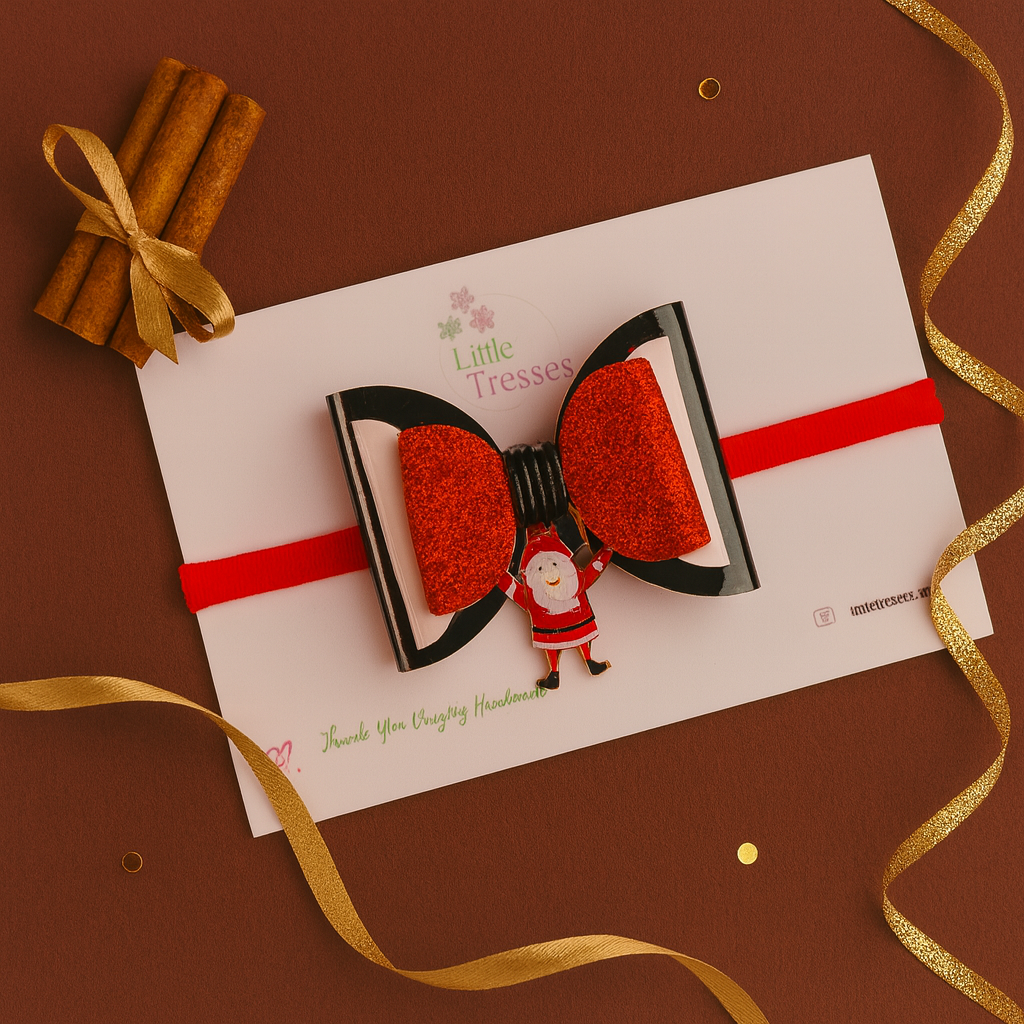 Musical Santa Charm Soft Stretchable Headband