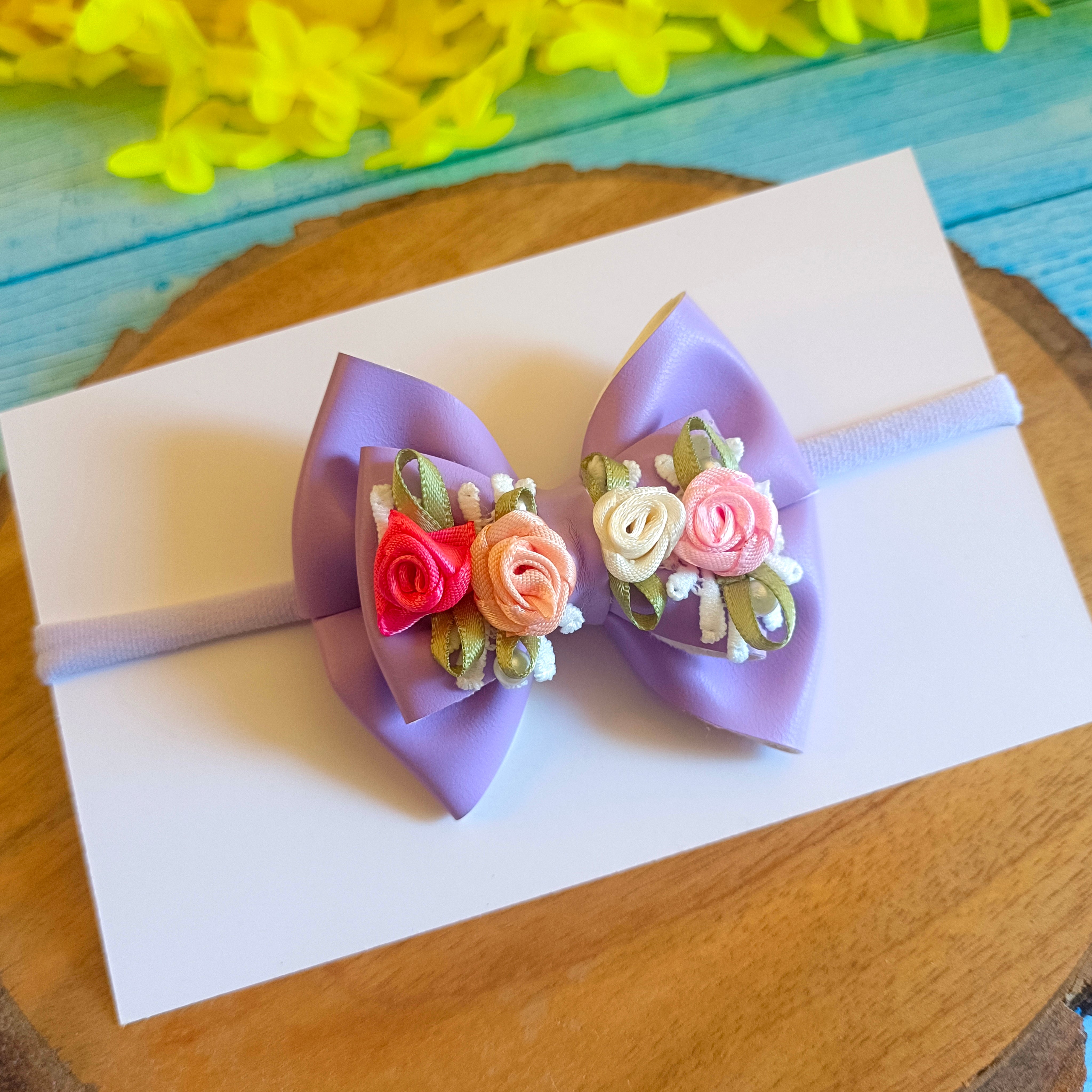 Light Purple Gulmohar Pastel Soft Headband