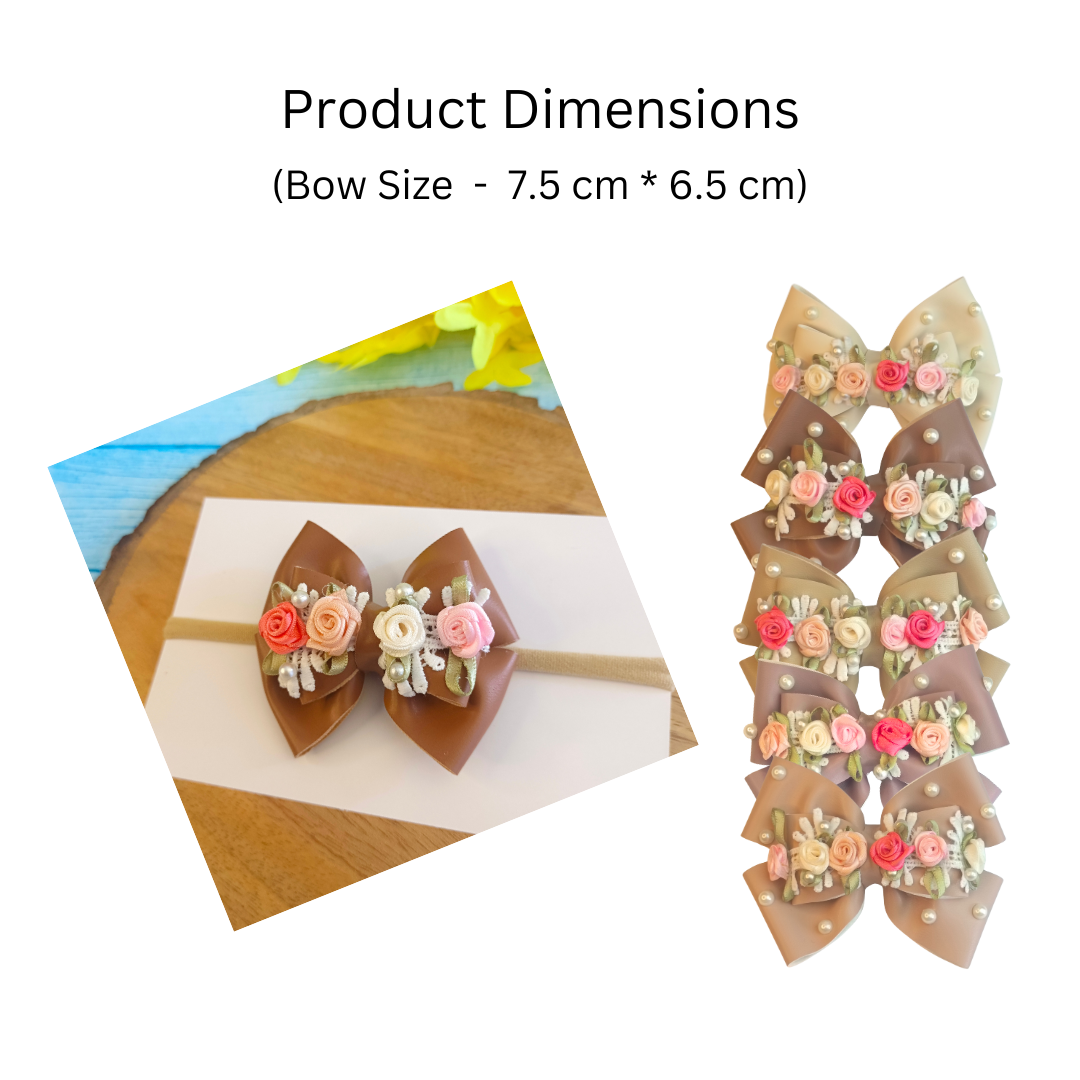 Gulmohar Earthy Soft Headband - Tan Brown