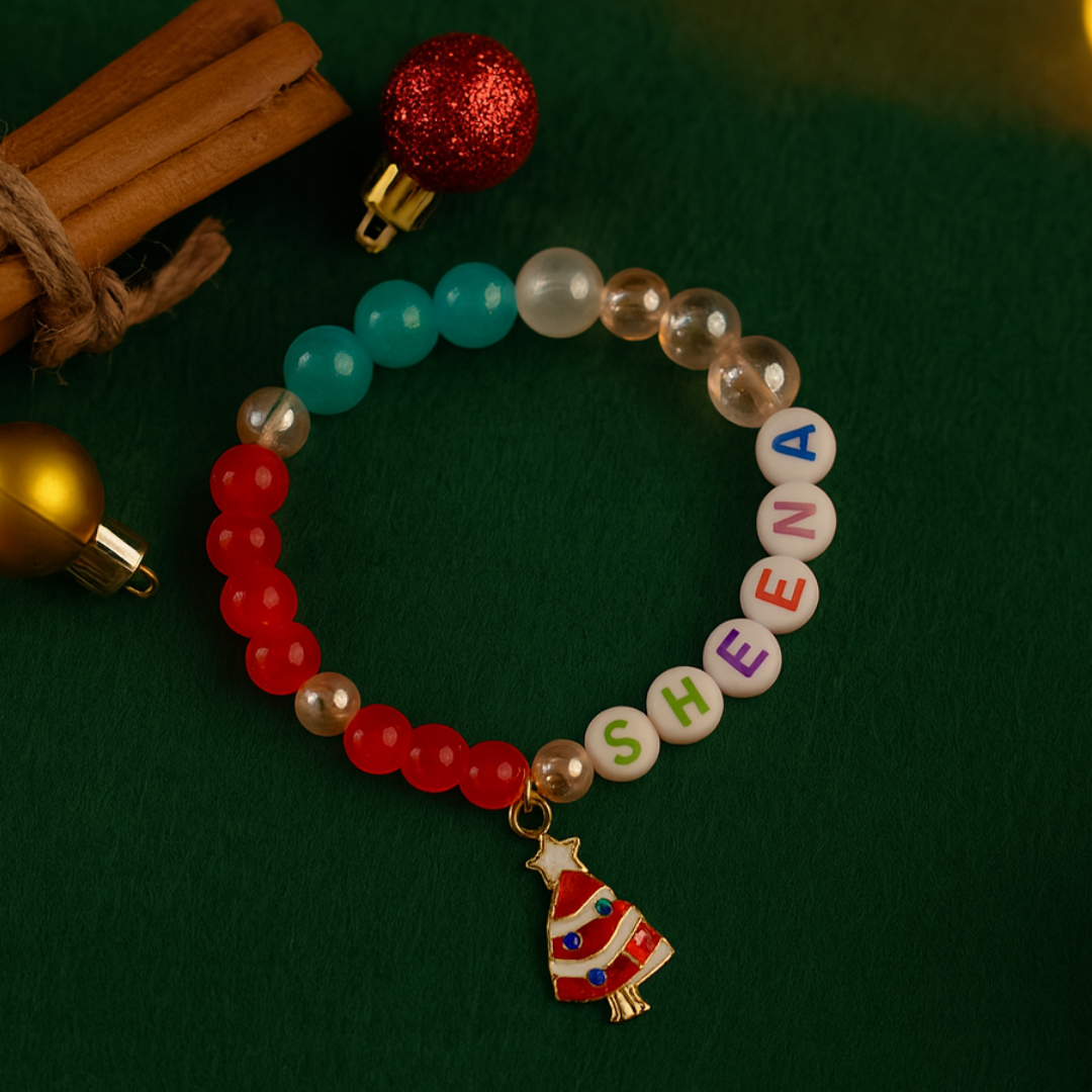 Colorful Christmas Tree Bracelet