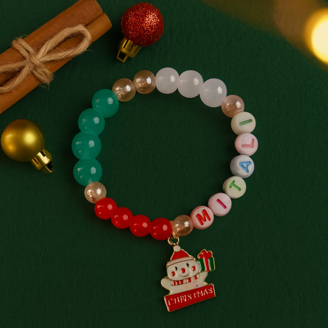 Snowman with Gift Bracelet