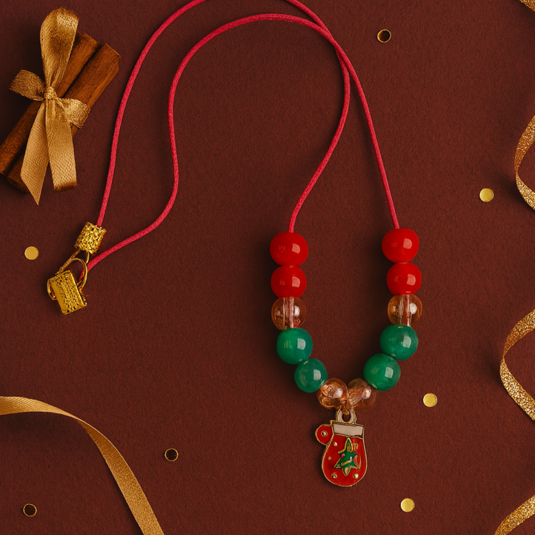 Christmas Glove Charm Pendant