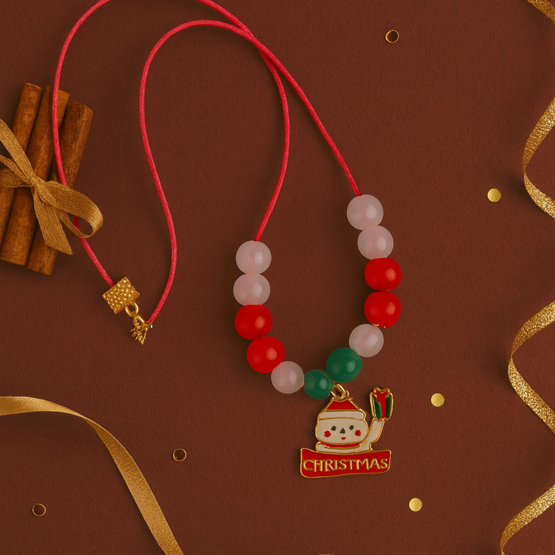 Snowman with Gift Charm Pendant