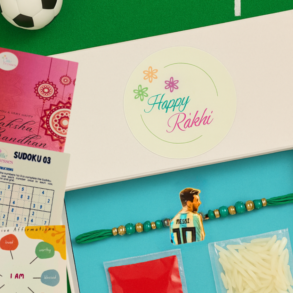 Messi Footballer Rakhi Box for Boys