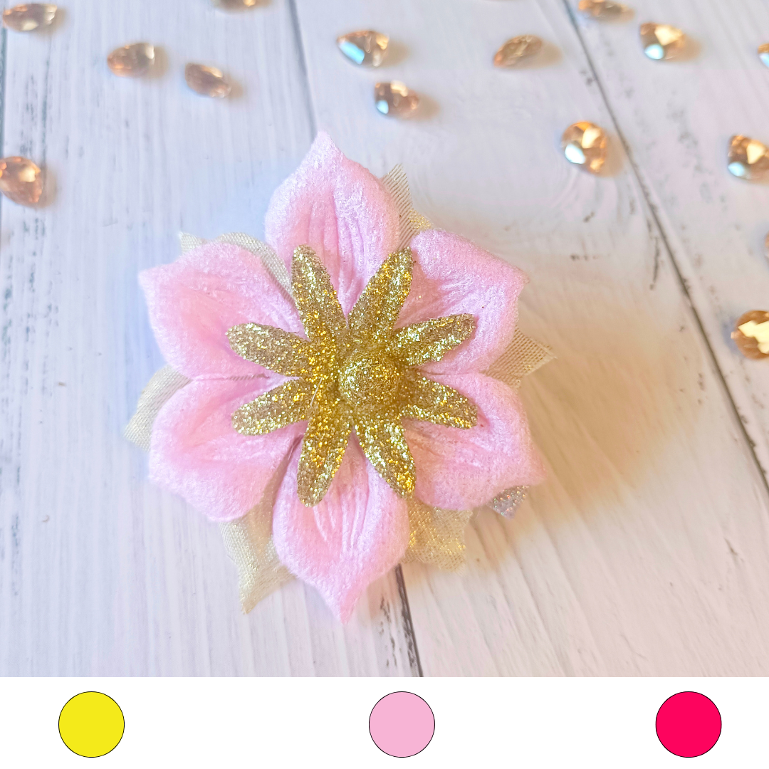 Lily Flower Alligator Clip - 3 Colors