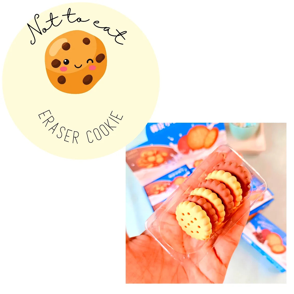 Cookies Eraser Set