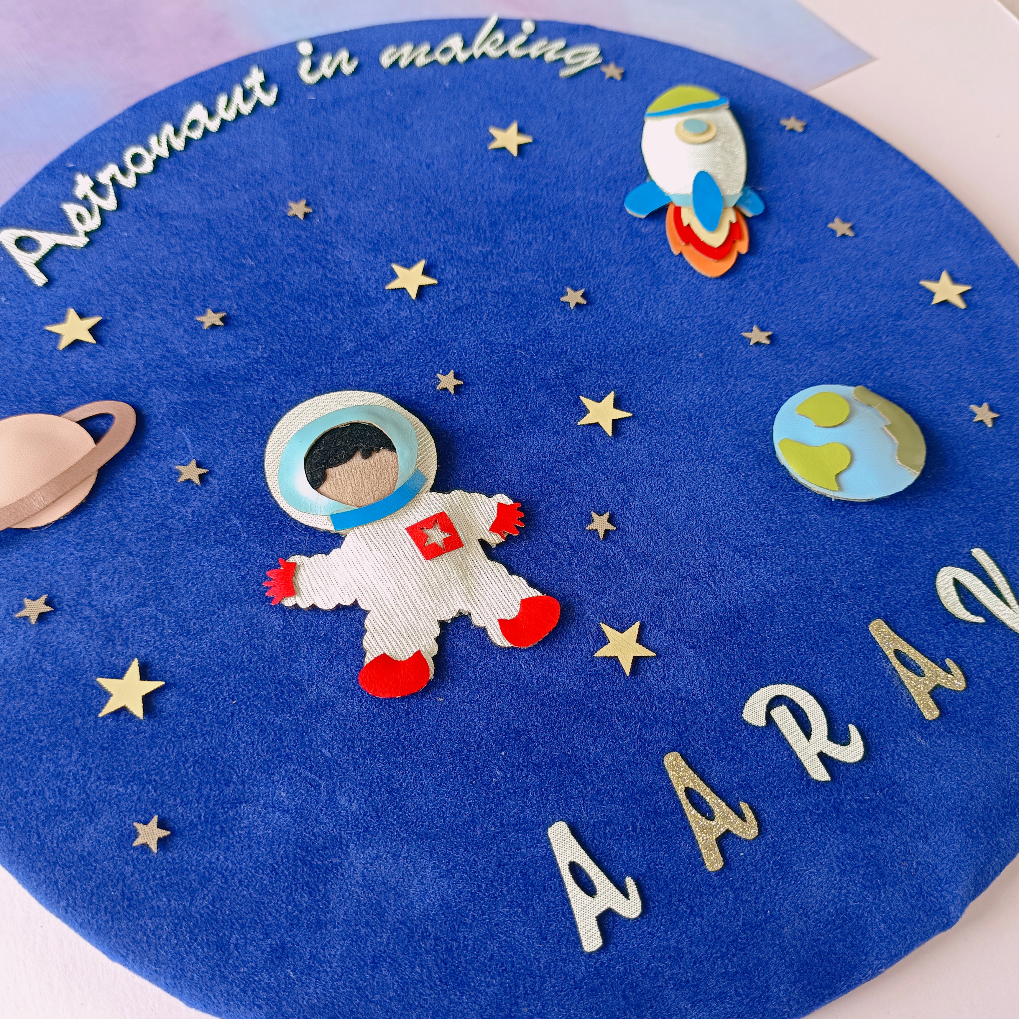 Cosmic Adventure - Astronaut Theme (Dark Blue)