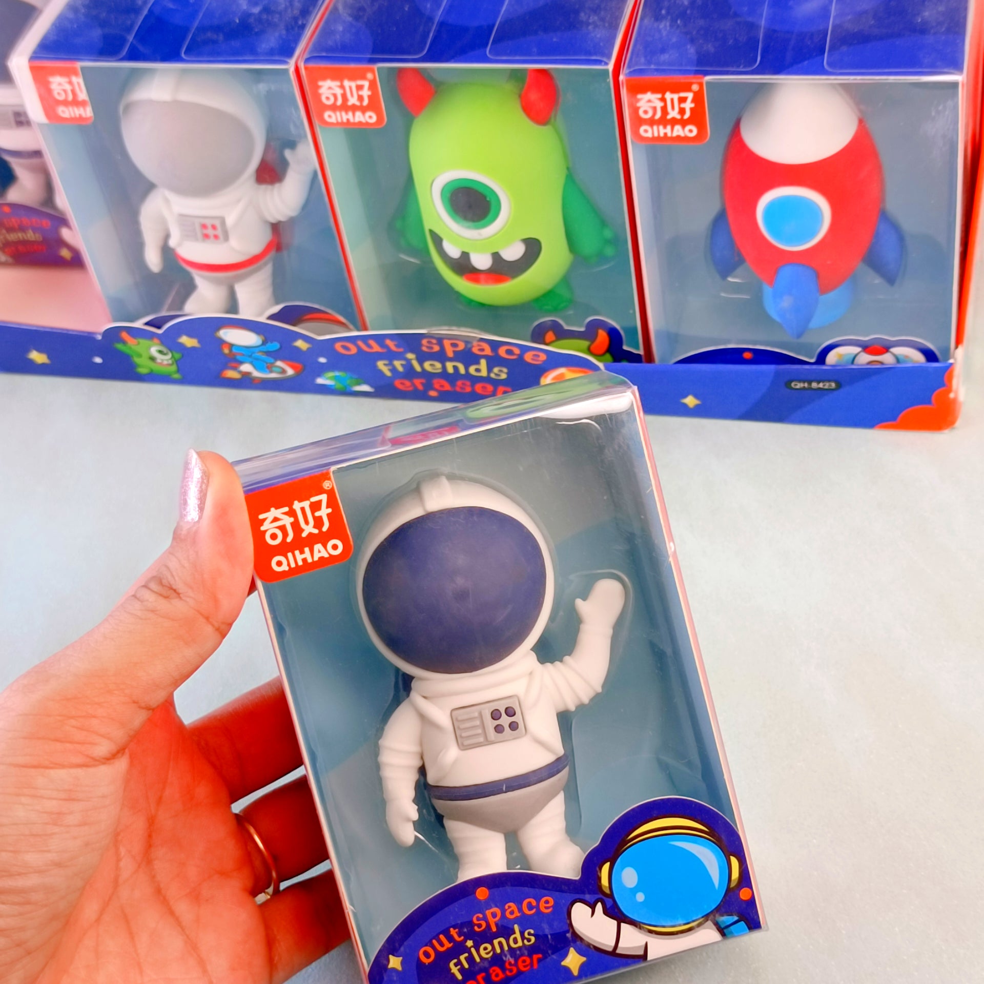 Big Astronaut Eraser - Dark Blue