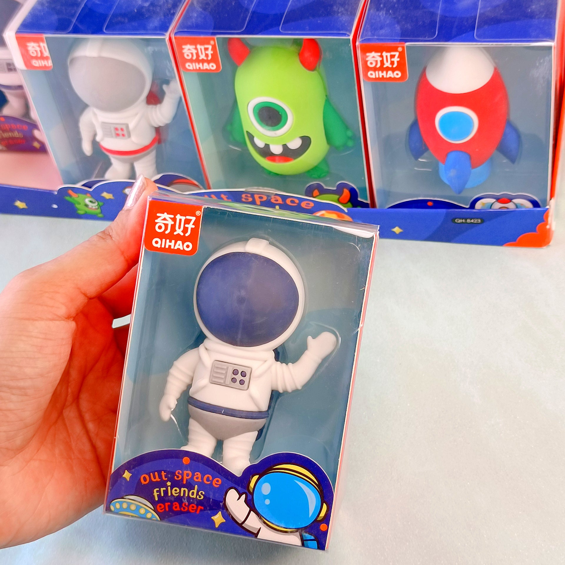 Big Astronaut Eraser - Dark Blue