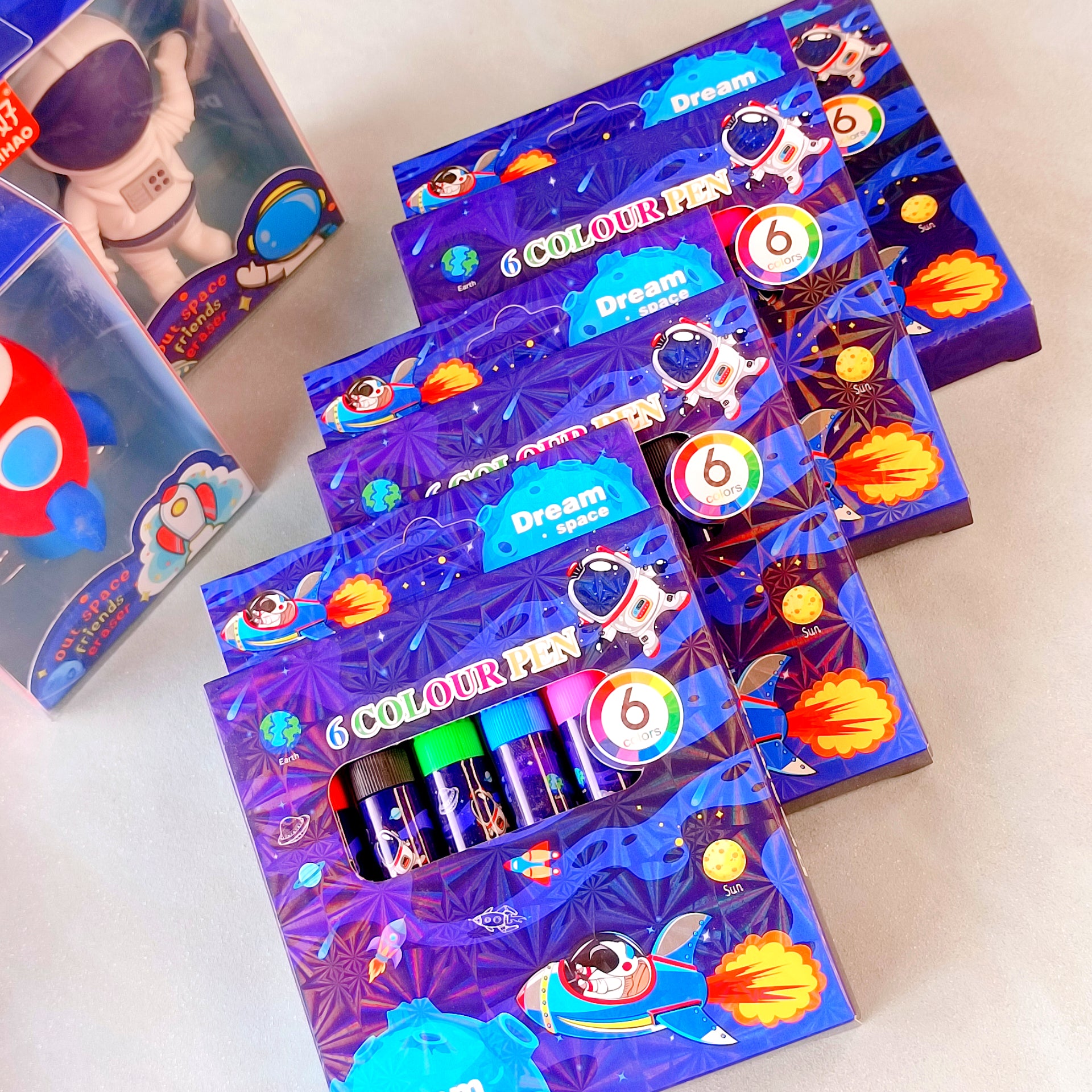 Astronaut Theme Sketch Pens