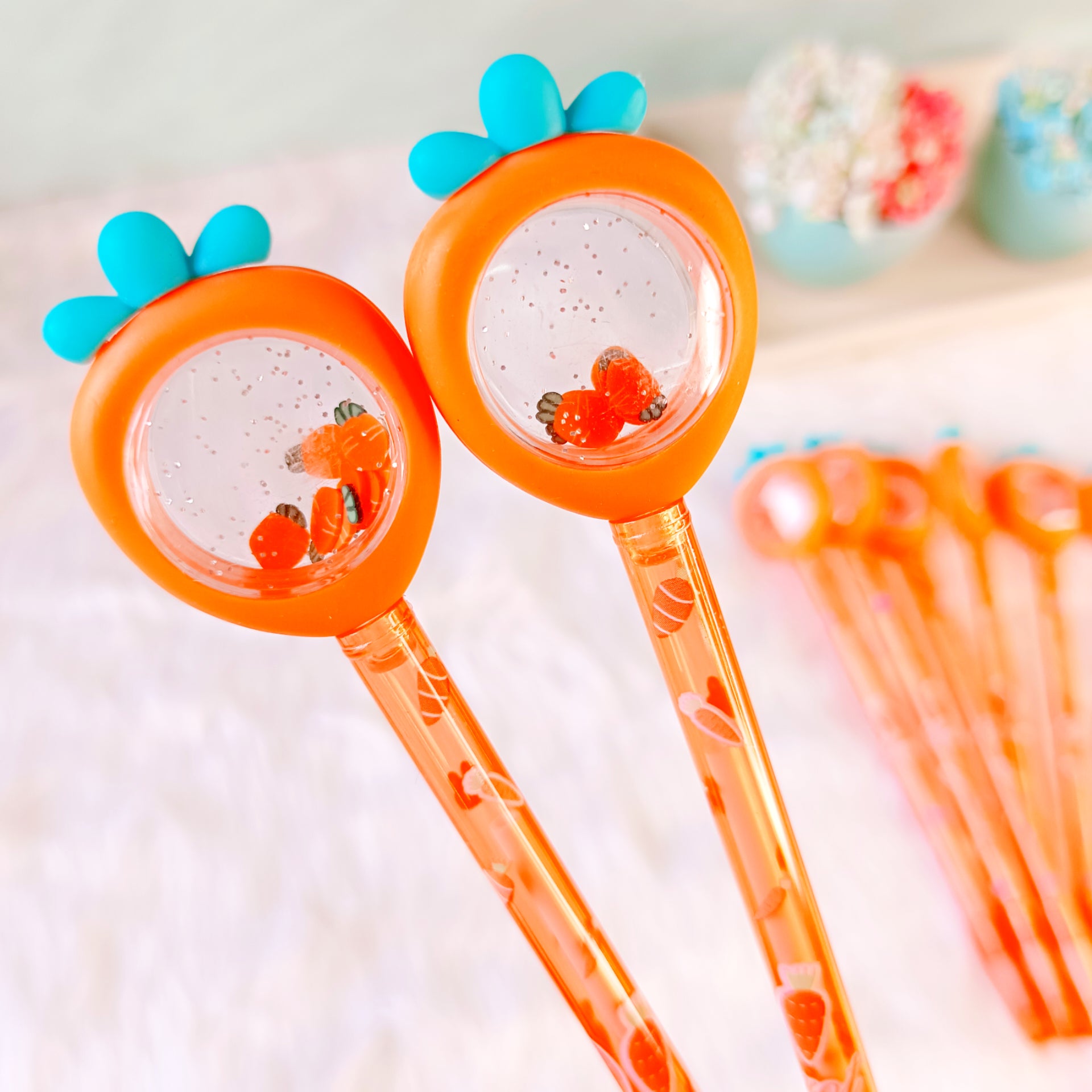 Carrot Shaker Gel Pen