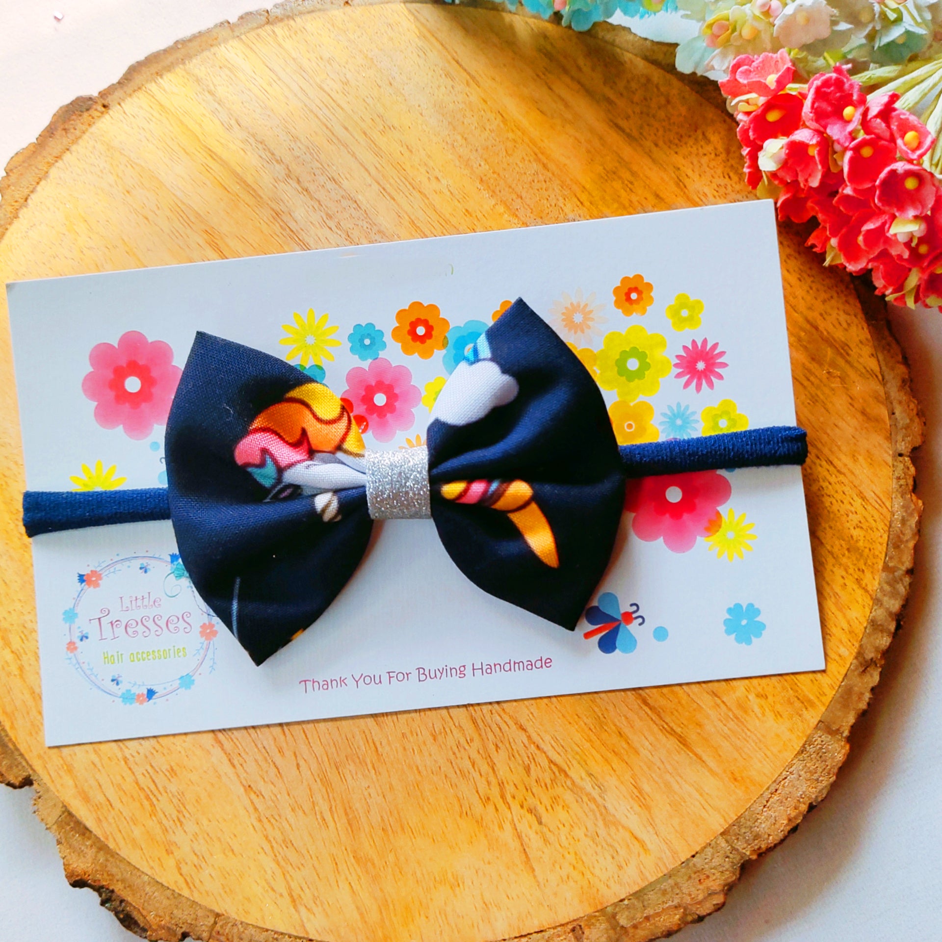 Pinched Bow Soft Headband - Magical