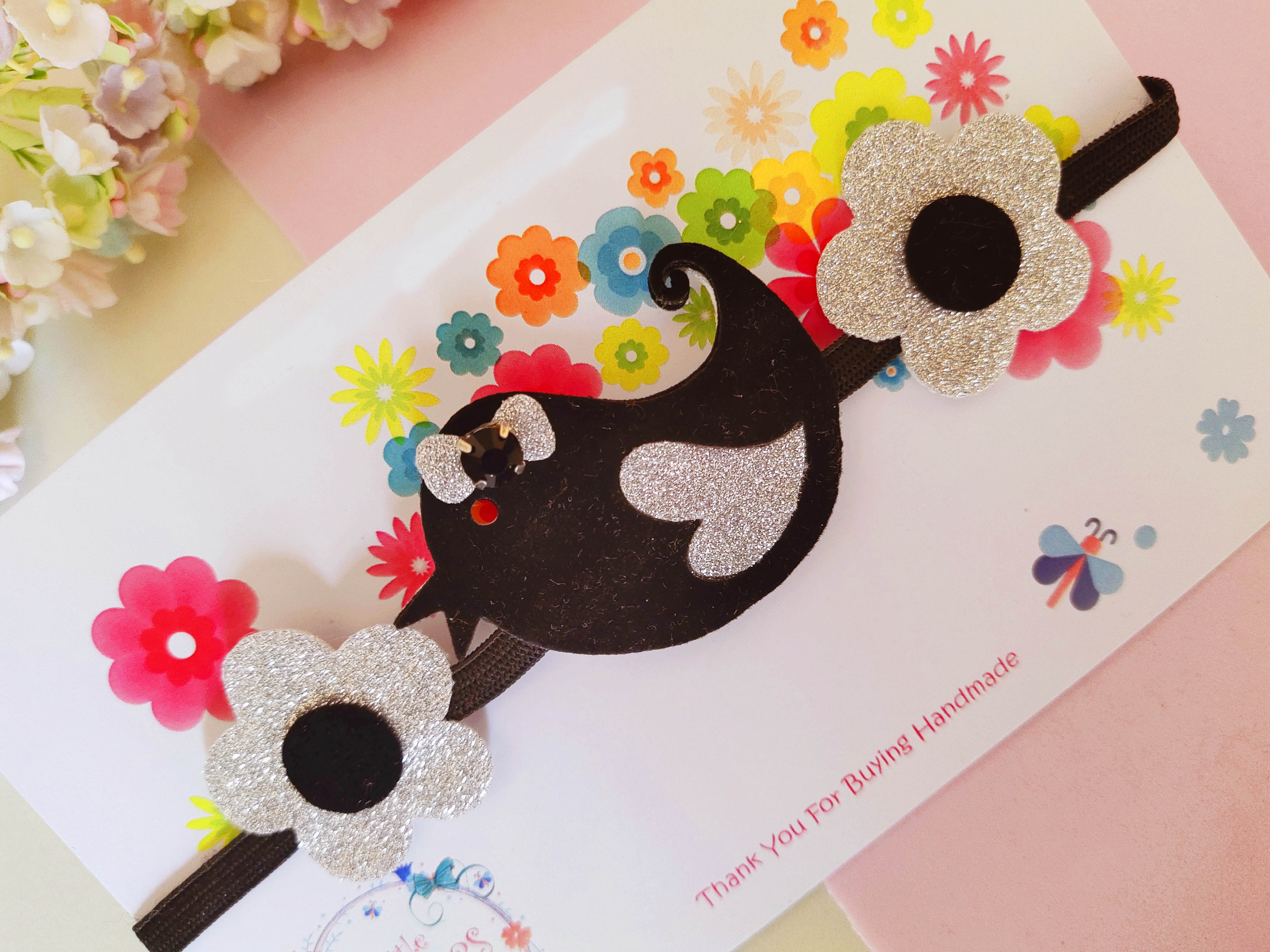 Little Birdie in the Garden - Black