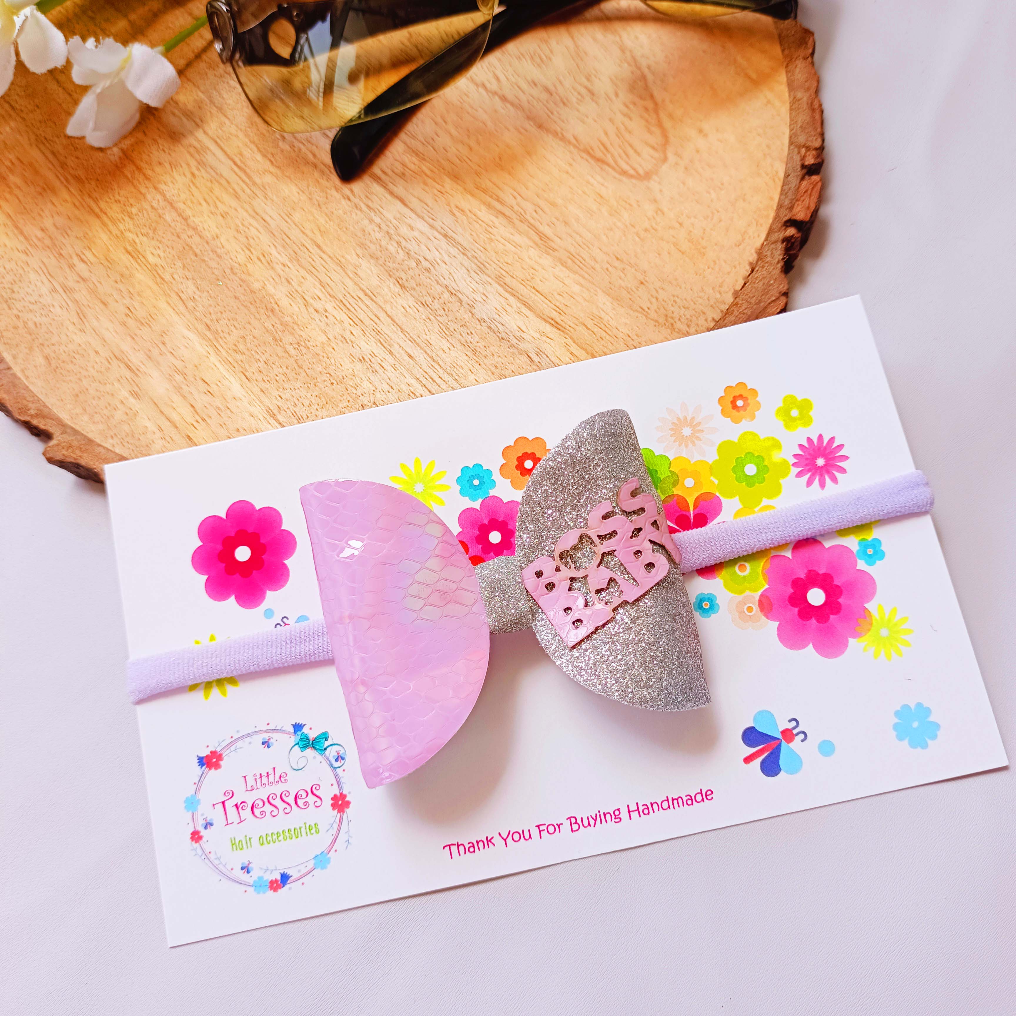 Boss Baby Soft Headband - Purple